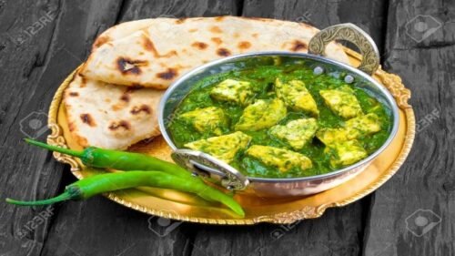 Palak Paneer with Roti