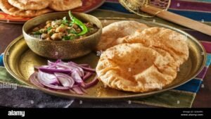 Chole with roti
