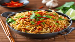Veg Burnt Garlic Noodles