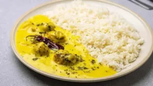Kadhi Chawal Aaloo jeera